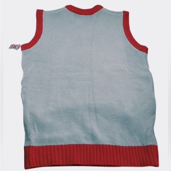 Santa's Style Secret: Festive Fabulousness with the Ugly Christmas Sweater Vest! - Picture 2 of 2